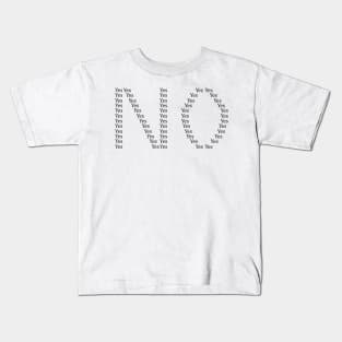 Inscription "No" black Kids T-Shirt